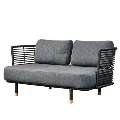 Outdoor Rattan Sofa Courtyard Leisure Outdoor Balcony Rattan Chair Sunproof Waterproof Homestay Sunroom Combination Furniture