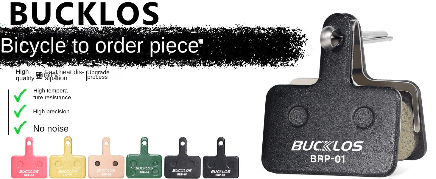 BUCKLOS Mountain Bike Cooling Pads MT200 Ceramic Resin Brake Pads B01S/B03S/B05S