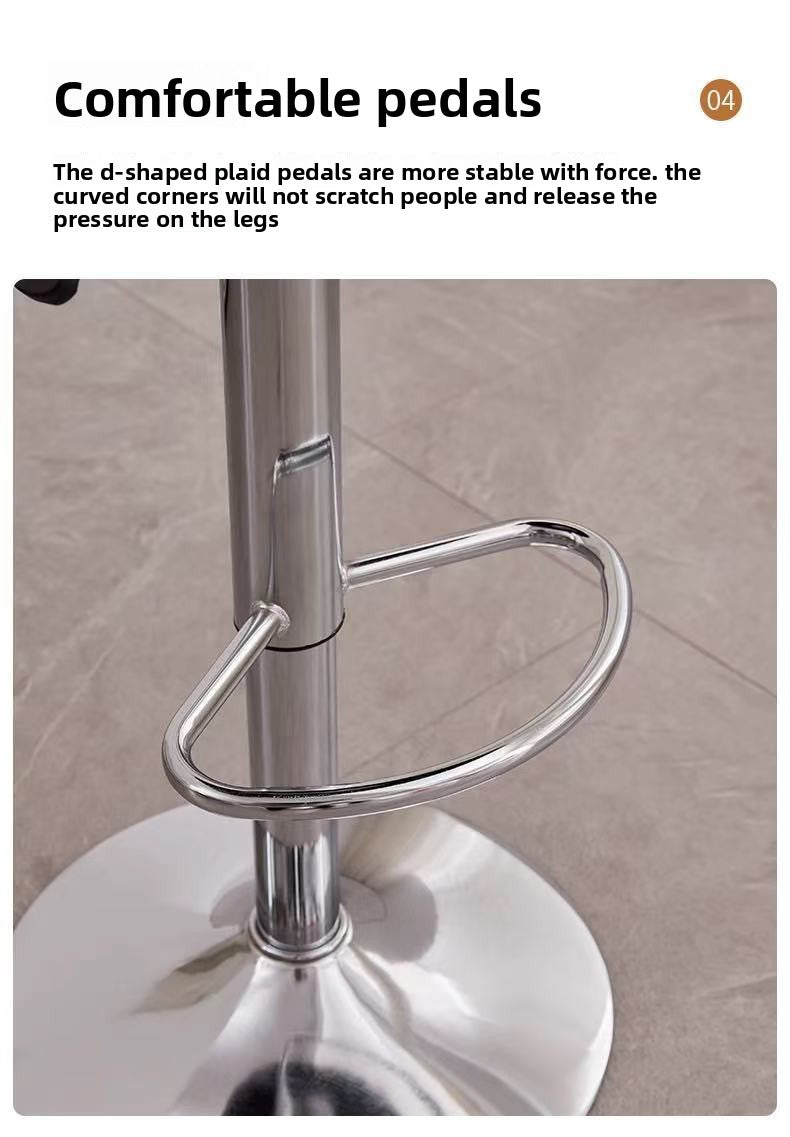 European Style Bar Stool Adjustable Swivel Chair Cashier High Stool Bar Stool Front Desk Bar Chair Backrest Stool Beauty Makeup Chair