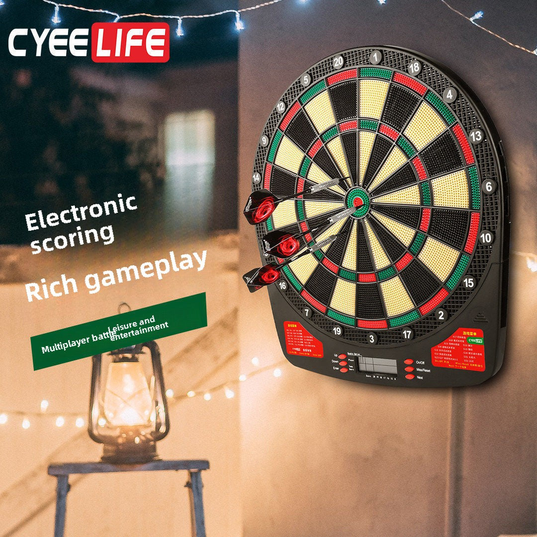 Cyeelife Official Authentic Products Safety Electronic Dart Board Set Household Indoor Scoring Adult and Children Flying Target