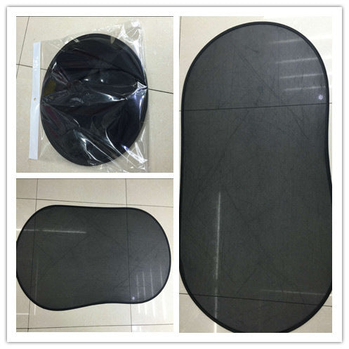Summer Car Sunshade Silver Coated Cloth Sun Protection Car Heat Insulation Car Interior Anti-Glare Sunshade Curtain Front Sunshade