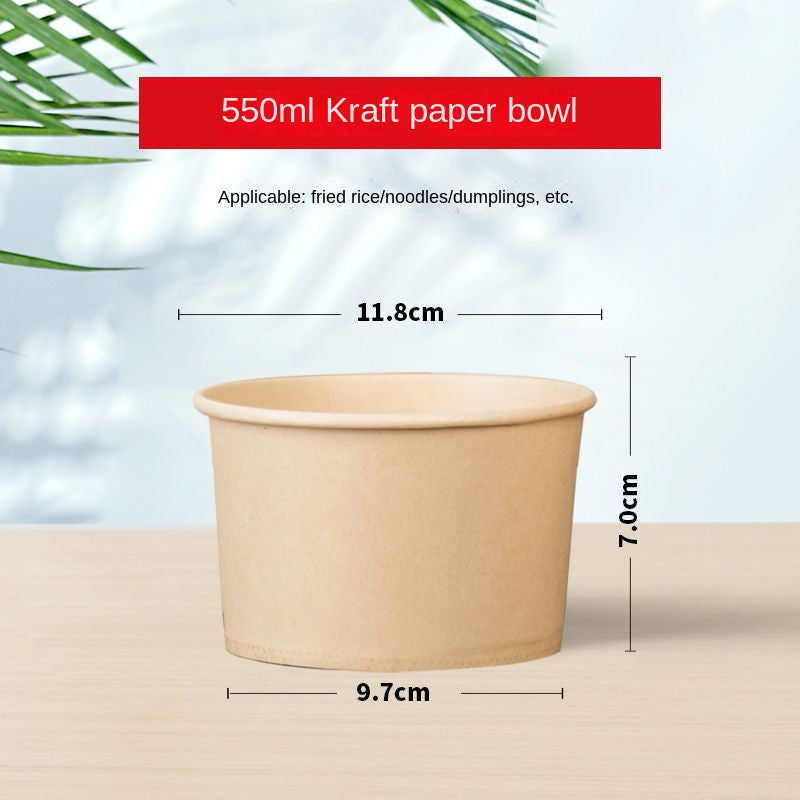 Disposable bowl paper bowl thickened 450pcs packed in a box