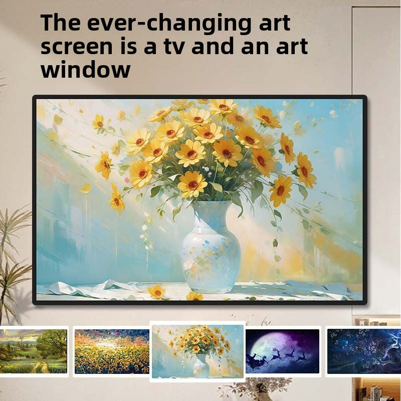 TV 4K Ultra HD Wallpaper Art TV Projection Home LCD TV Ultra-Thin