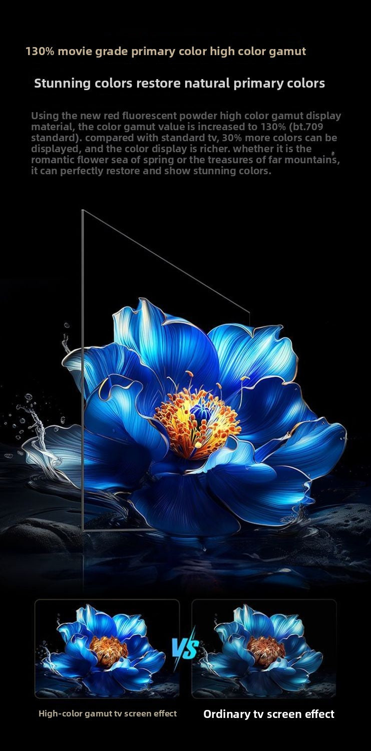 TCL TV 75inch Quality Small Cannon 288Hz High Refresh High Color Gamut 64GB TV V68L Pro