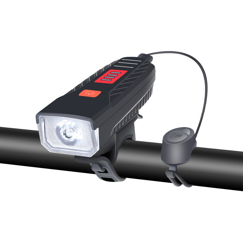 New Bicycle Light Multifunctional Cycling Light Mountain Bike Horn Light USB Charging Meilong Bicycle Headlight