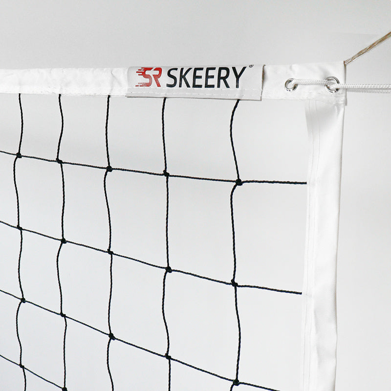 Skyray Volleyball Net Portable Outdoor Knotted Ball Net Thickened Four-Sided Standard Net Training Volleyball Net for Two Players