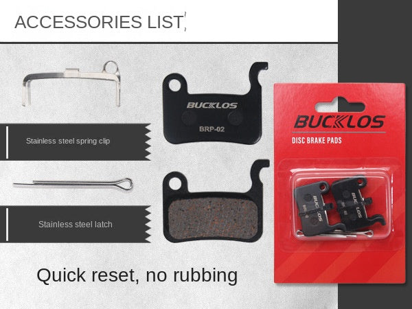 BUCKLOS Mountain Bike Cooling Pads A01S Ceramic Resin Brake Pads M06/M07 Disc Brake Blocks