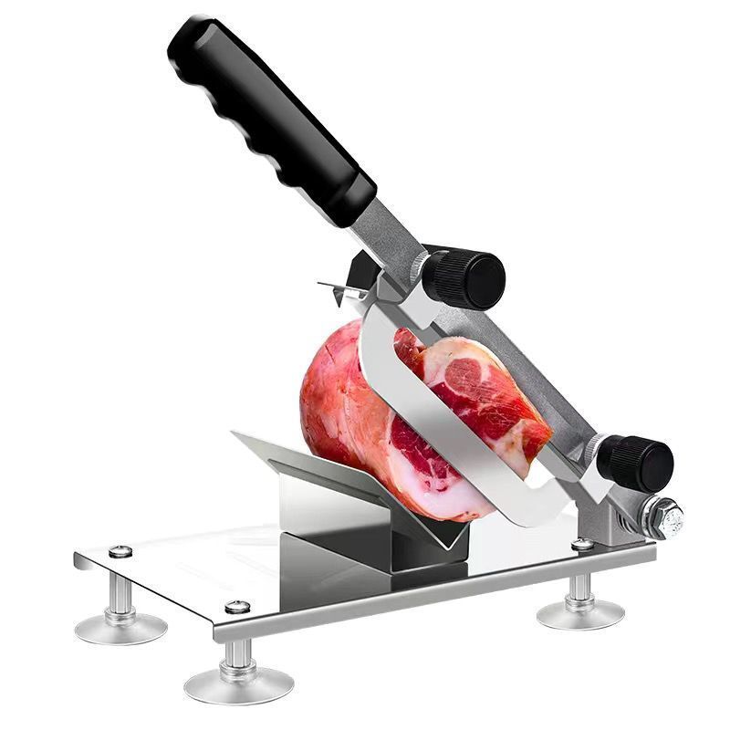 Lamb Roll Slicer Household Manual Meat Slicer Small Beef Slices Frozen Meat Slices Cutting Machine Stainless Steel Meat Slicer