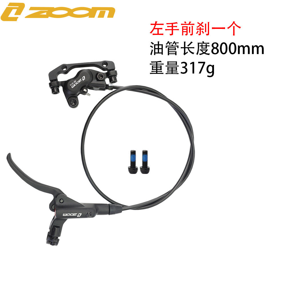ZOOMHB876 Four-Piston Oil Brake Mountain Bike Front and Rear Oil Disc Brake Pads Disc Bilateral Brake Hydraulic Brake