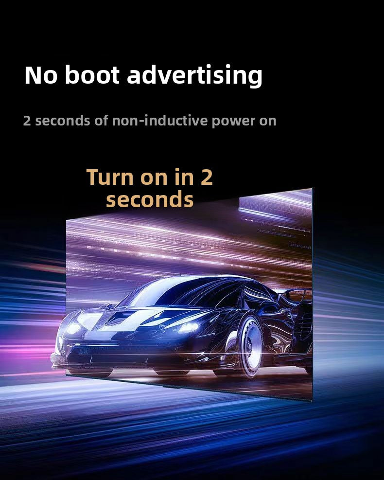 2025 Top New Model Original Imported Frameless 100inch HD TV 55/65/75/85 Voice Full Screen