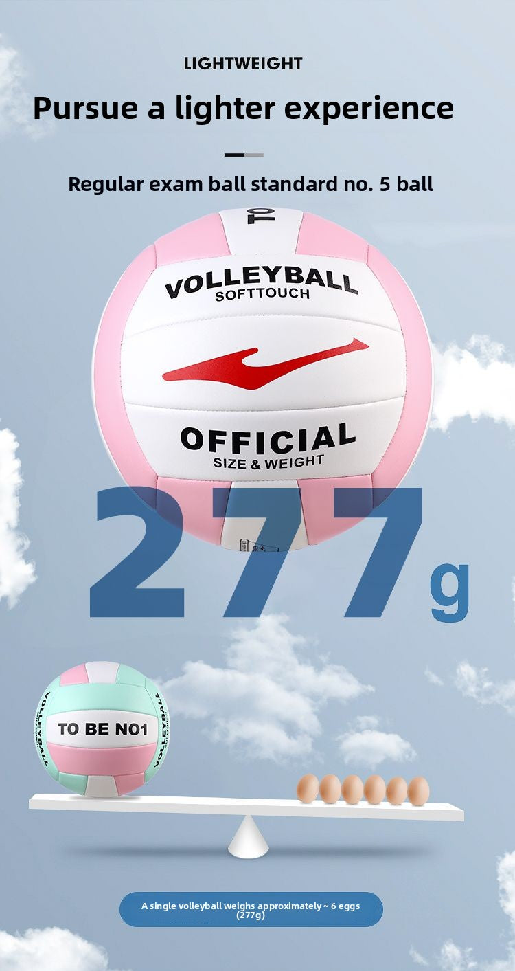 Hongxing Erke No. 5 Volleyball High School Entrance Exam Standard Middle School Student Training Ball Youth Boys and Girls Beach Competition Ball