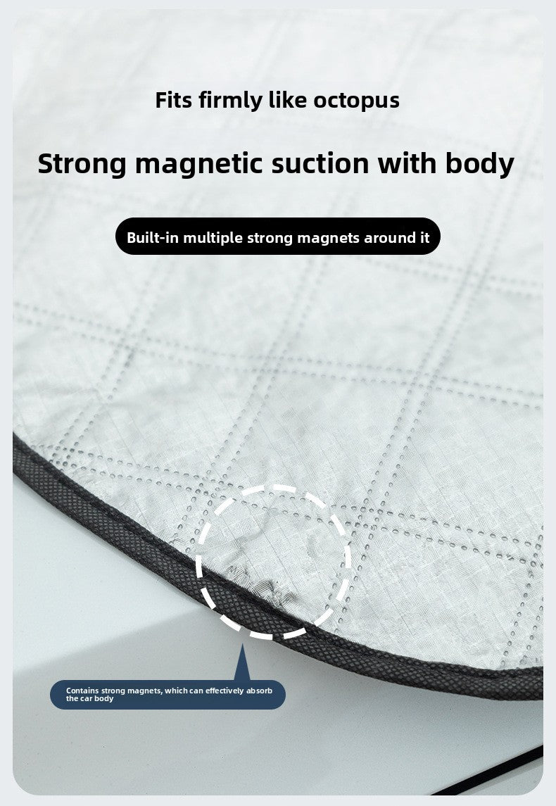 Car Sunshade Sun Protection Heat Insulation Car Cover Half Cover Car Sunshade Sun Protection Clothing Sunshade