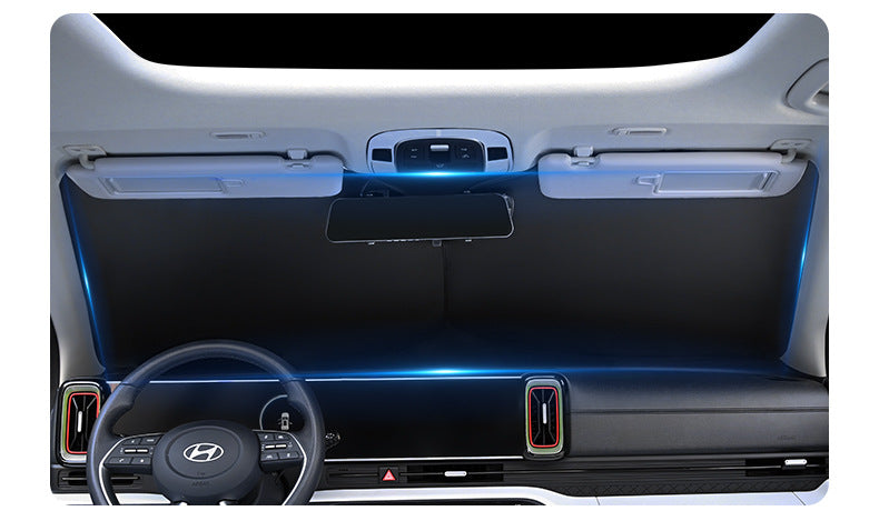 Suitable for Zhijie R7 S7 Car Sunshade, Xiangjie S9 Car Interior Front Windshield Sunshade, Summer Parking Essential