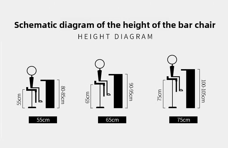 Kerun Bar Stool Internet Celebrity Bar Chair Adjustable High Stool Home Bar Stool Modern Simple Bar Chair Cashier Counter High Stool