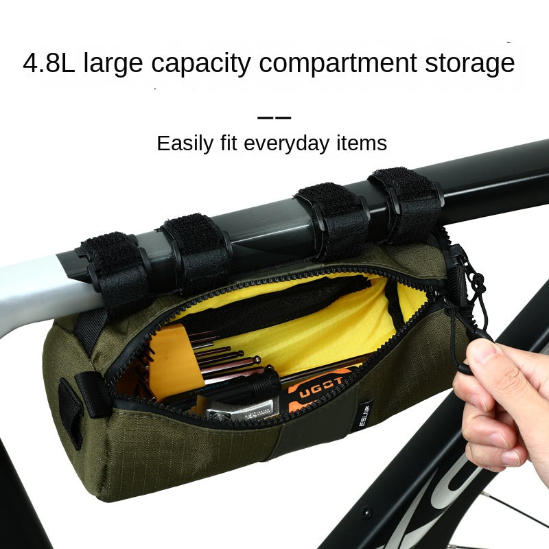 Eslnf Bicycle Bag Bicycle Bags Front Beam Upper Tube Bag Tail Bag Mountain Highway Vehicle Combination Multifunctional Cycling Bag