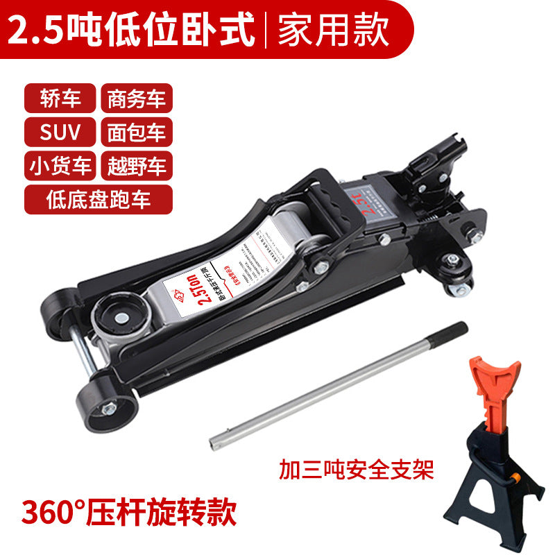 Manufacturer Car Portable Double Pump 3 Ton SUV Hydraulic Jack