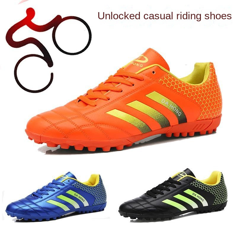 Men's and Women's Mountain Riding Shoes Casual Summer Dynamic Cycling Shoes Lock-Free Cycling Shoes Hard Bottom Non-Lock Driving Shoes