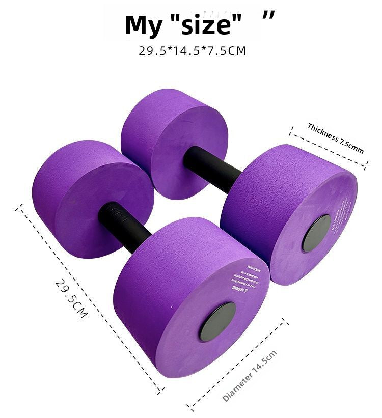 Vici Water Floating Dumbbell Eva Aerobic Exercise Swimming Water Kickboard Yoga Fitness