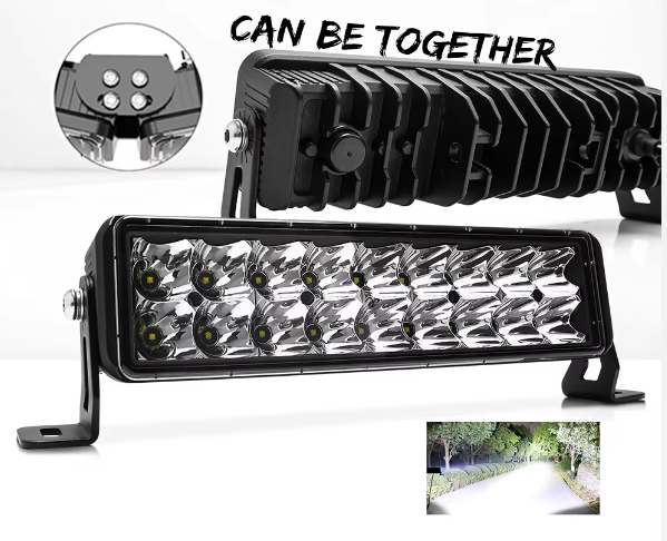 Straight Curved Modular Led Light Bar Linkable 10 Inch for Offroad 4x4 Truck