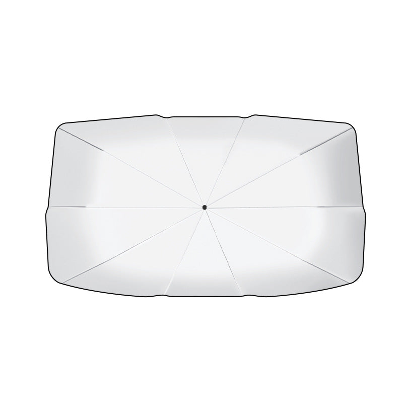 Car Sunshade Umbrella Car Front Windshield Sun Protection Heat Insulation Board Retractable Universal Front Car Sunshade
