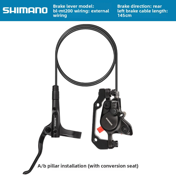 SHIMANO MT200 Oil Brake Mountain Bike Hydraulic Disc Brake Folding Bike Oil Brake