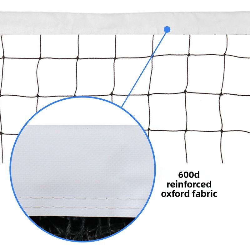 Skyray Volleyball Net Portable Outdoor Knotted Ball Net Thickened Four-Sided Standard Net Training Volleyball Net for Two Players
