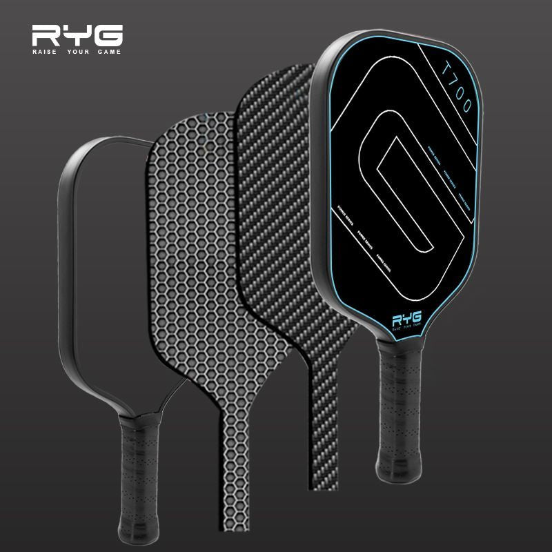 Pickleball Racket Carbon Fiber T700 Ink Yun Glossy Professional Competition Grade Sports Training Pickleball