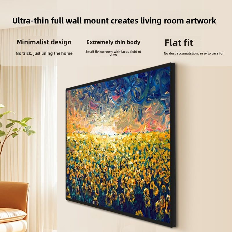 TV 4K Ultra HD Wallpaper Art TV Projection Home LCD TV Ultra-Thin