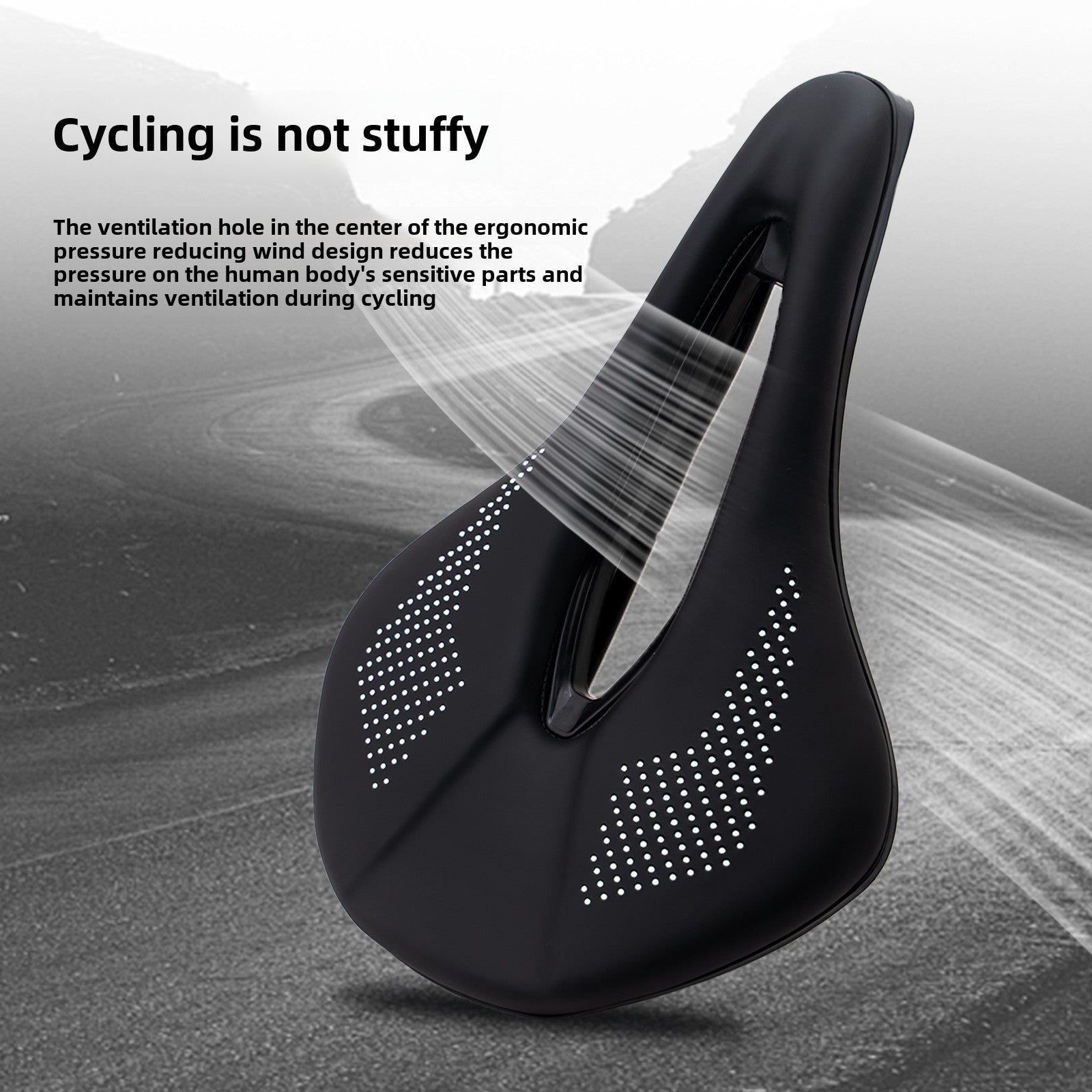 Mountain Highway Vehicle Saddle Ultra-Light Integrated Hollow Riding Cushion Soft Breathable Bicycle Holders