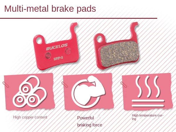 BUCKLOS Mountain Bike Cooling Pads A01S Ceramic Resin Brake Pads M06/M07 Disc Brake Blocks