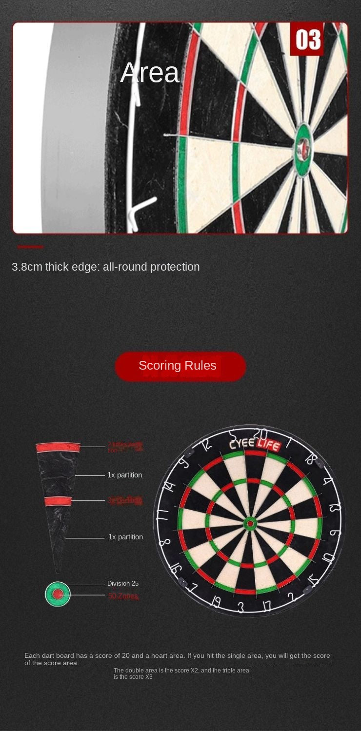 Cyeelife Blade Net Target Darts Set Professional Competition Adult Entertainment Level Thickened Flying Target Plate