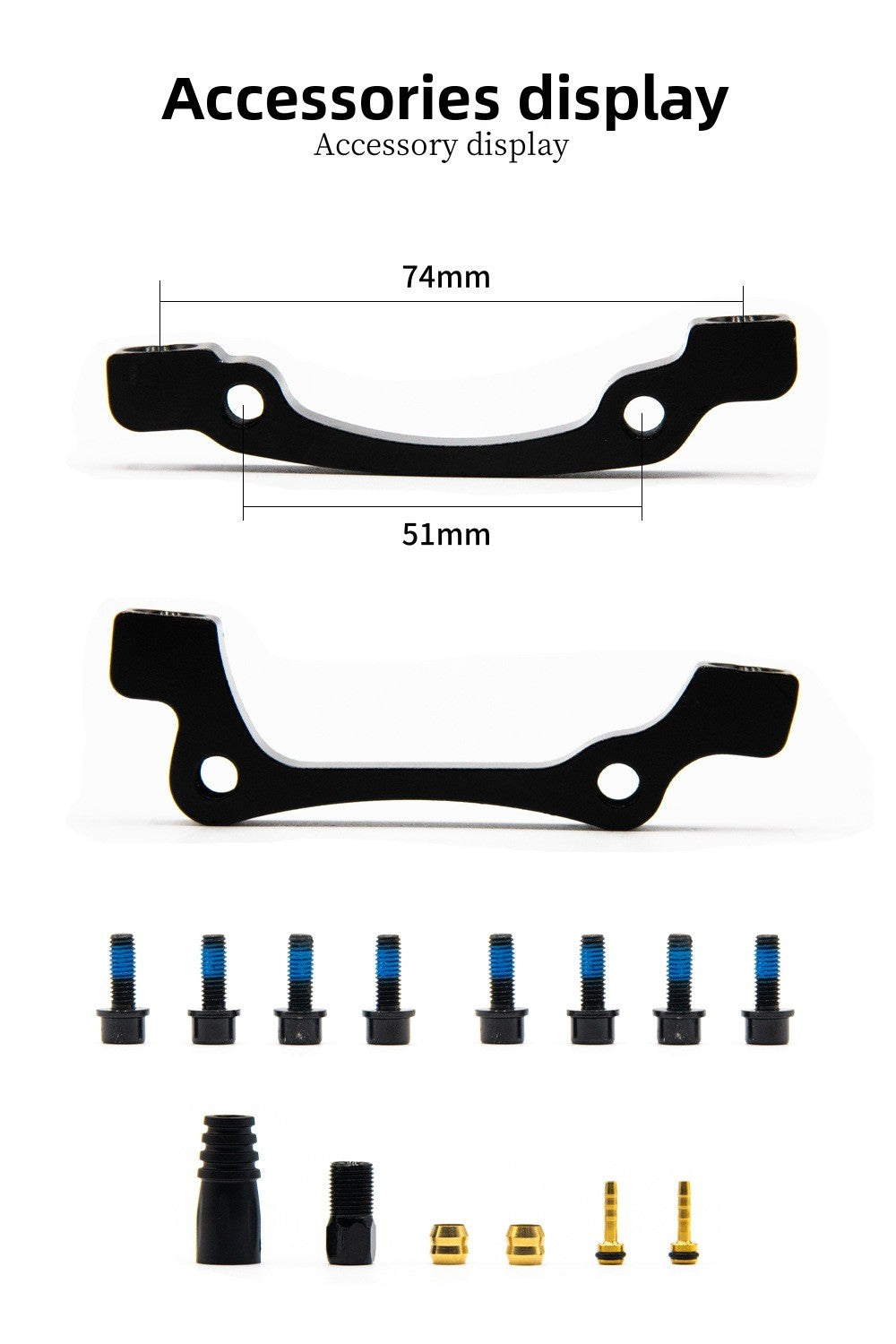 EVOSID Four-Piston Oil Brake Mountain Bike Oil Disc CNC Aluminum Alloy Internal Cable Routing Downhill DH/XC Hydraulic Disc Brake
