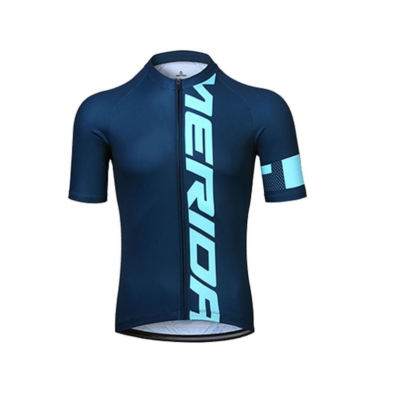 Merida Bicycle Short-Sleeve Cycling Clothes Suit Baby Boy and Girl Summer Road Clothing Quick-Drying Breathable Shoulder Strap Riding Pants
