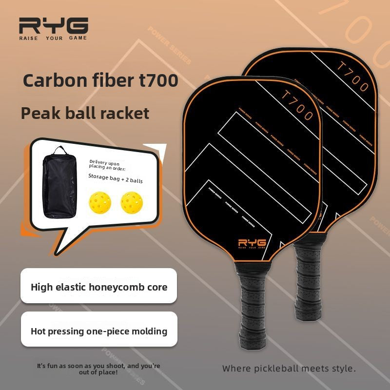 Pickleball Racket Carbon Fiber T700 Ink Yun Glossy Professional Competition Grade Sports Training Pickleball