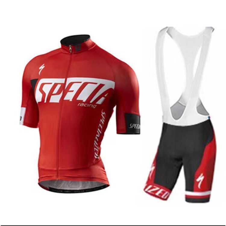 Lightning Cycling Suit Road Bike Bicycle Equipment Cycling Suit Cycling Suspender Pants Close-Fitting Short-Sleeved Top