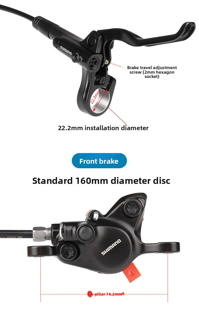 SHIMANO MT200 Oil Brake Mountain Bike Hydraulic Disc Brake Folding Bike Oil Brake