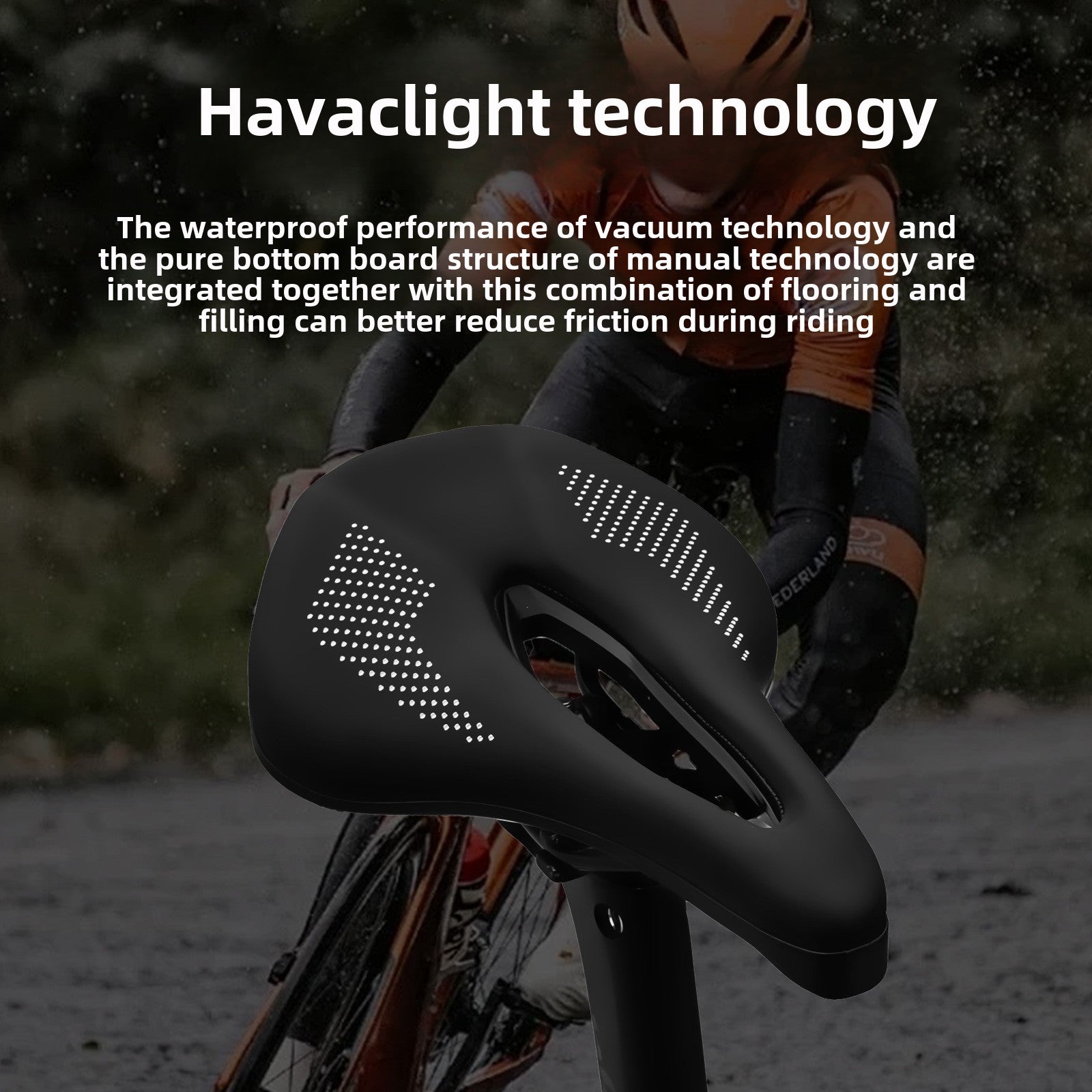 Mountain Highway Vehicle Saddle Ultra-Light Integrated Hollow Riding Cushion Soft Breathable Bicycle Holders