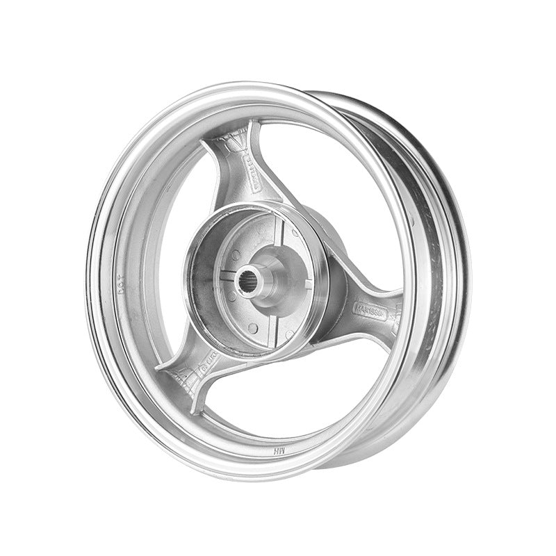 Pedal Motorcycle Three-Leaf Front and Back Wheels Steel Ring Falcon Aluminum Wheel Silver White 3.50-13 Inch Original Accessories Factory Direct Sales