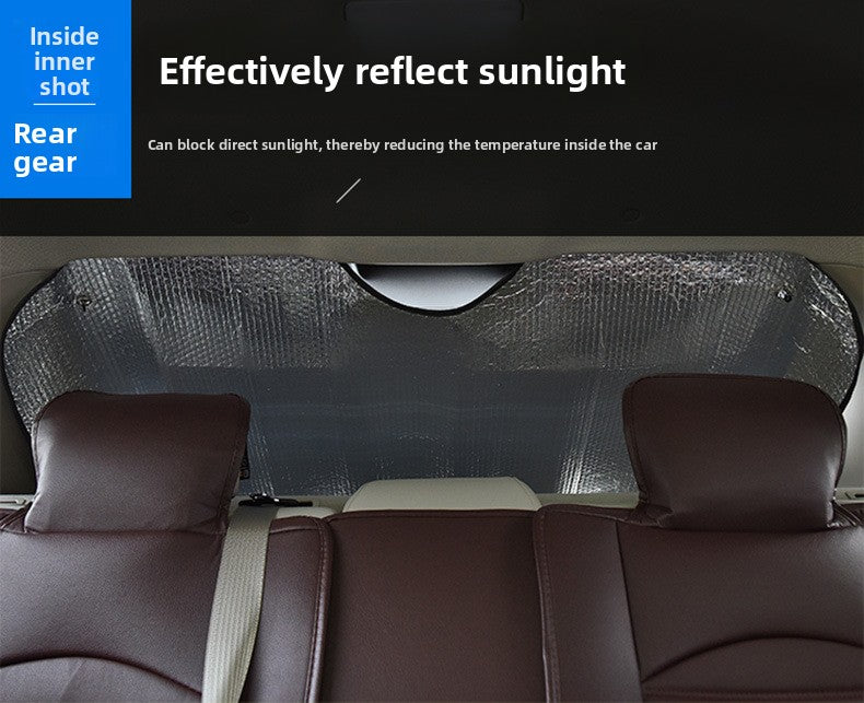 Car Sunshade Bubble Aluminum Foil Front Bumper Summer Sun Protection Heat Insulation Windshield Sunshade Manufacturer