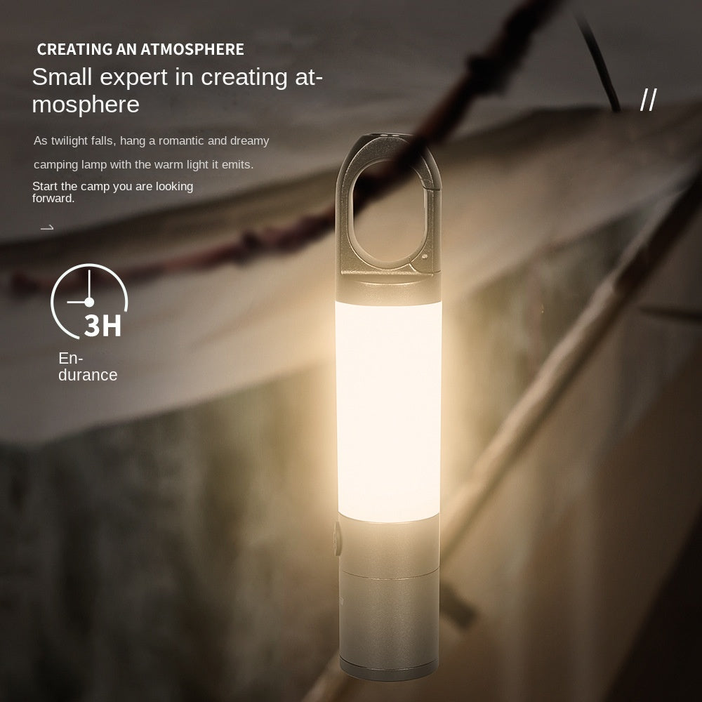Outdoor Light Waterproof Tent Ambience Light Emergency Outdoor Flashlight USB Charging Camping Lamp Camping Lantern