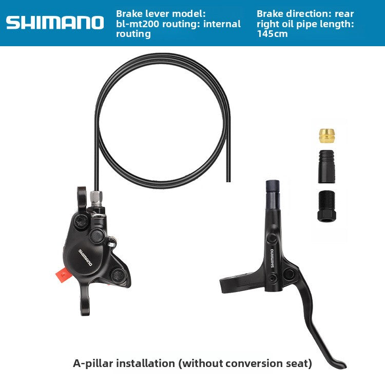 SHIMANO MT200 Oil Brake Mountain Bike Hydraulic Disc Brake Folding Bike Oil Brake