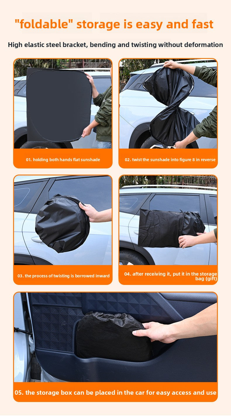 Suitable for Zhijie R7 S7 Car Sunshade, Xiangjie S9 Car Interior Front Windshield Sunshade, Summer Parking Essential