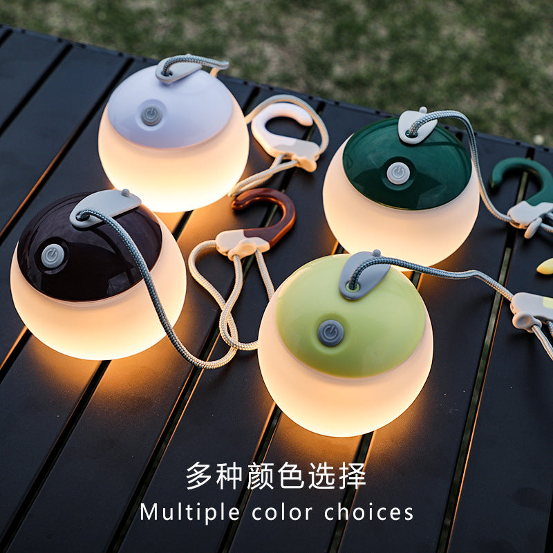 Outdoor Light Waterproof Bright LED Camp Tent Light Waterproof Camping Lamp Silicone Hanging Light USB Charging Camping Lantern