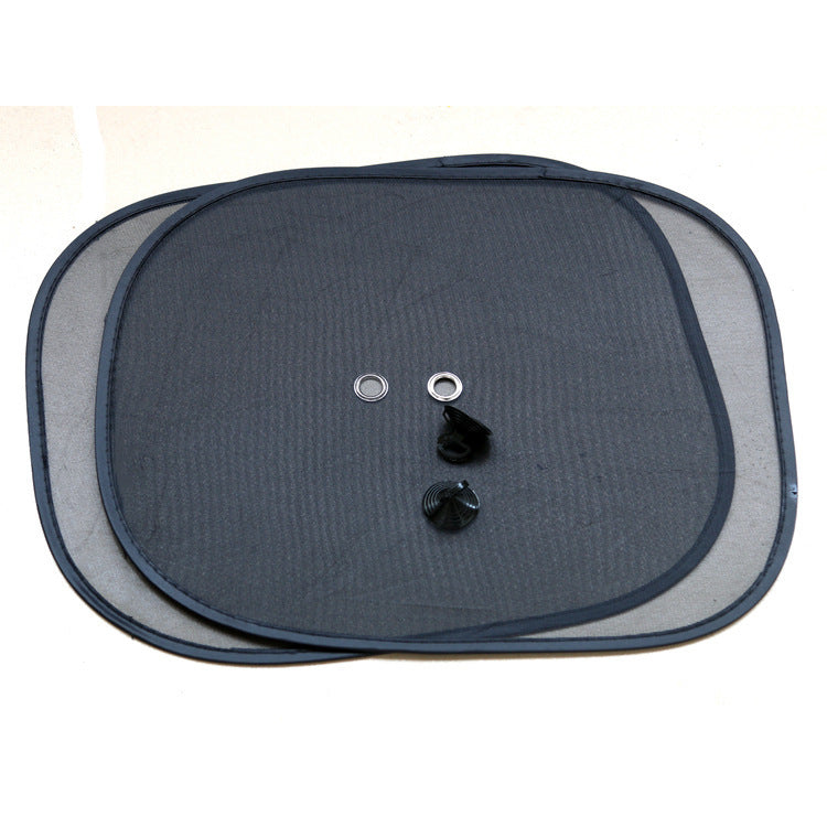 Summer Car Sunshade Silver Coated Cloth Sun Protection Car Heat Insulation Car Interior Anti-Glare Sunshade Curtain Front Sunshade