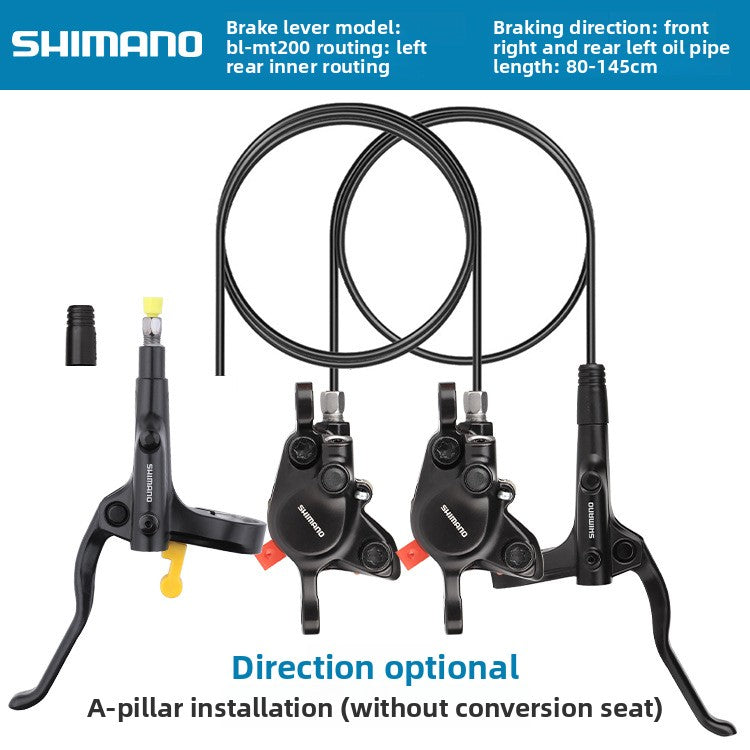 SHIMANO MT200 Oil Brake Mountain Bike Hydraulic Disc Brake Folding Bike Oil Brake