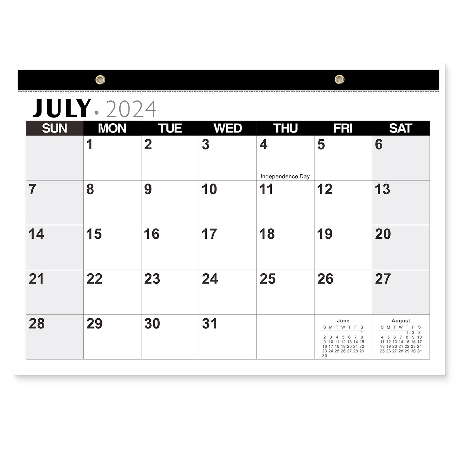 Cross-Border Amazon 2025 English Version Wall Calendar Minimalist Creative Transparent Corner Desktop Countdown Schedule Plan Book