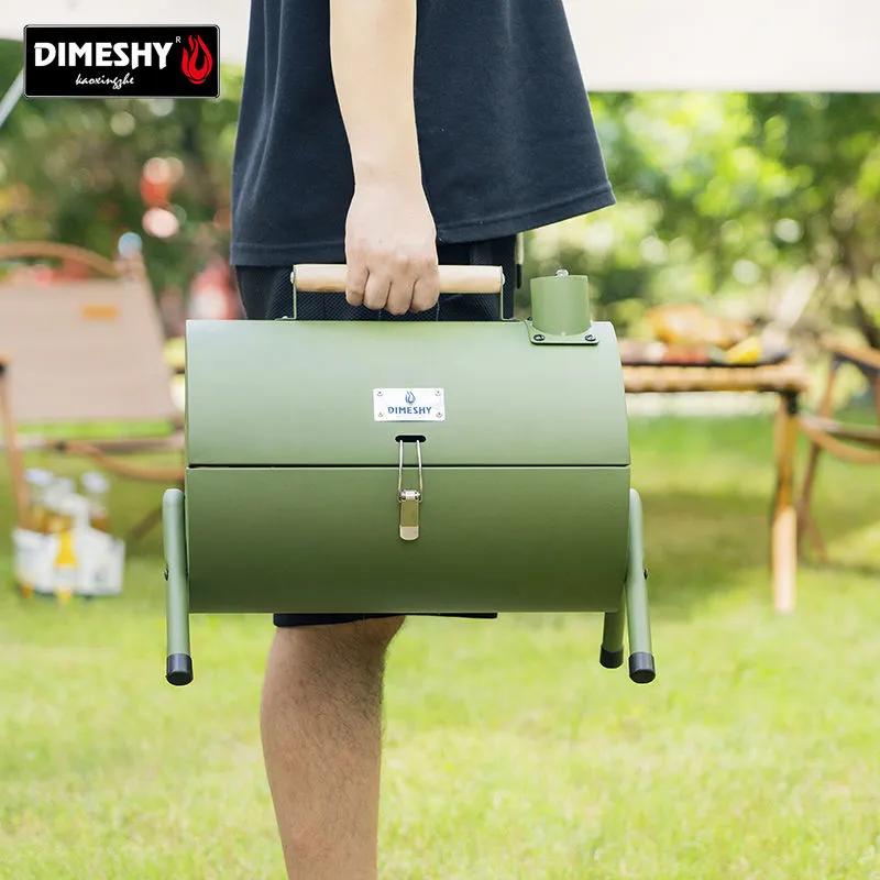 BBQ Grill DIMESHY Chacoal portable double side with accessories