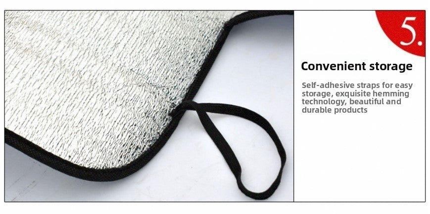 Car Sunshade Front Windshield Snow Frost Sun Protection Heat Insulation Front and Rear Sunshade Snow Protection Dual-use