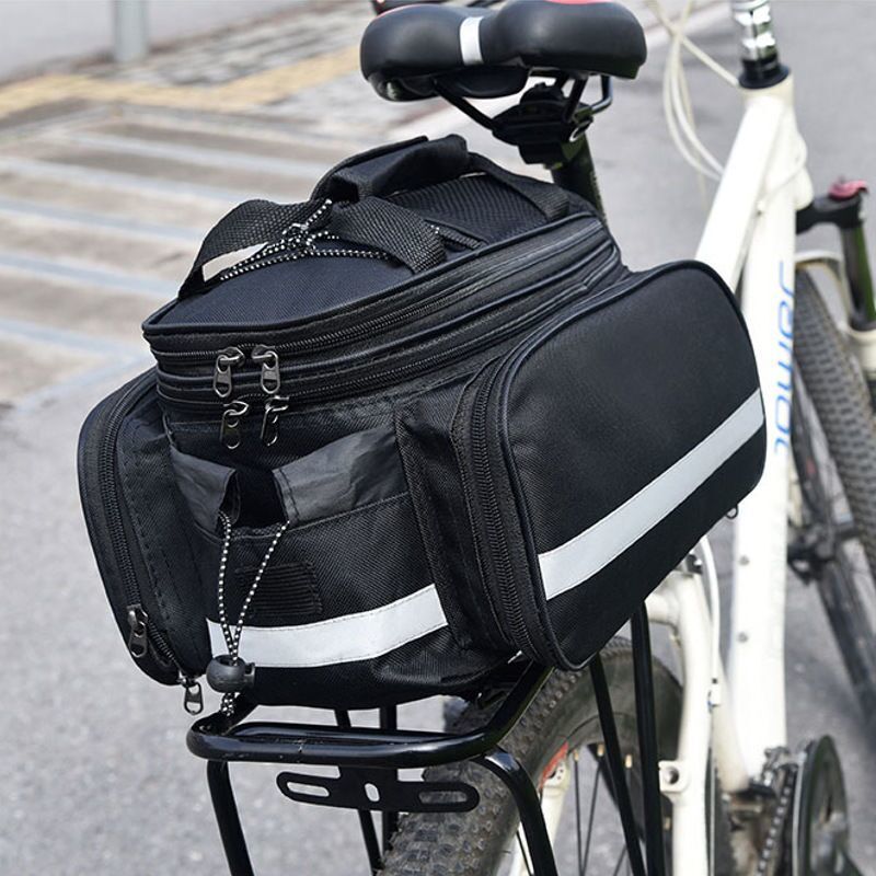 Bicycle Large Capacity Carry Bag Cycling Bag Equipment Rear Rack Bag Mountain Bike Travel Carry Bag Rear Seat Tail Bag Storage Bag