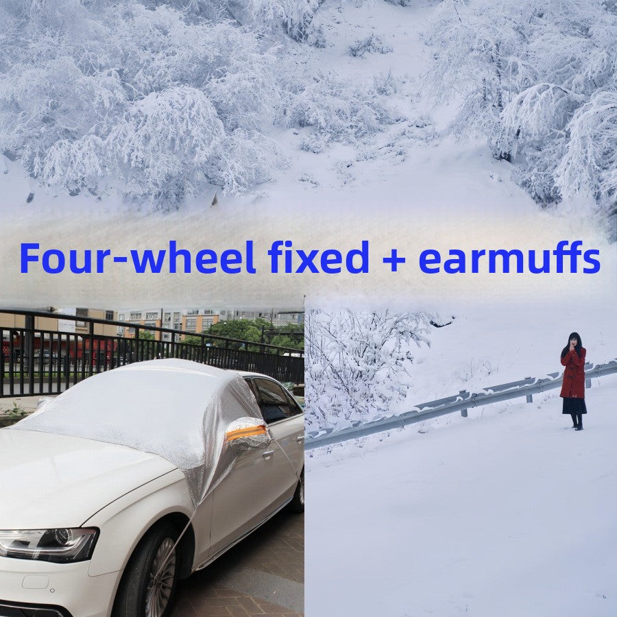 Car Sunshade Sun Protection Heat Insulation Car Cover Half Cover Car Sunshade Sun Protection Clothing Sunshade
